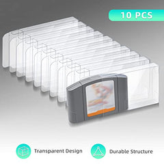 Mcbazel LOT 10 Clear Case Sleeve Protector for Nintendo N64 Games Cartridge (Set of 10)