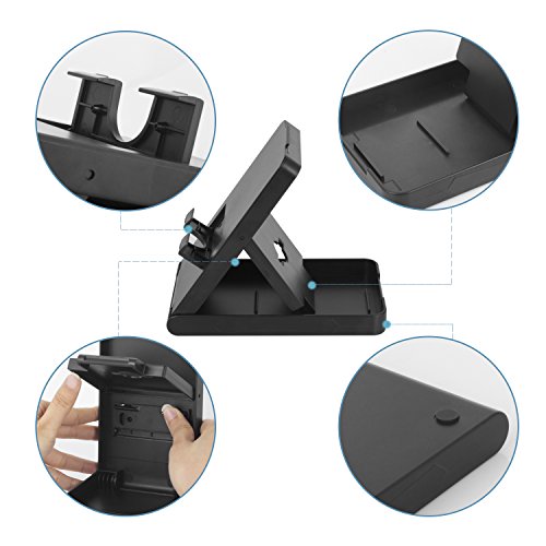 Stand for NS Switch/Switch OLED, Younik Adjustable PlayStand With 3 Height Settings, Foldable Non-Slip Stand for NS Switch/Switch OLED Console