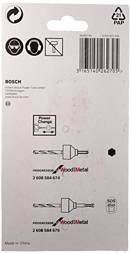 Bosch Professional 6 piece Transition Adapter Set (2 Adapters Ø 14-30 mm, 4 Adapters Ø 32-210 mm, Accessory Hole Saw)