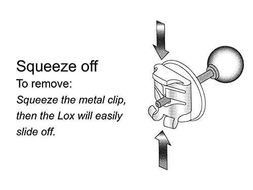 Lox Secure Locking Earring Backs for Women - Safe & Easy to Use Hypoallergenic Earings - Ideal for All Stud Earrings - Pack of Two - Silver