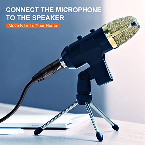 KASIMO 2M XLR Female to 6.35mm (1/4 inch) TRS Stereo Jack Lead Balanced Signal Interconnect Cable, XLR Female to Quarter inch Patch Cable for Microphones, Mixer, Audio Sound Consoles, Power Amplifier