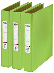 Rexel A5 Ring Binder, Green, 25 mm 2 O-Ring Diameter, Choices, 2115561