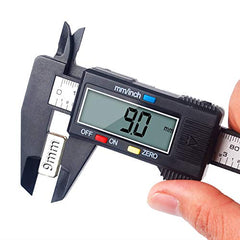 Electronic Digital Caliper 150mm 0-6 inches Vernier Caliper Measuring Tool Large LCD Screen Auto-Off Feature Inch and Millimeter Conversion,with Battery, Water Resistant,Household DIY