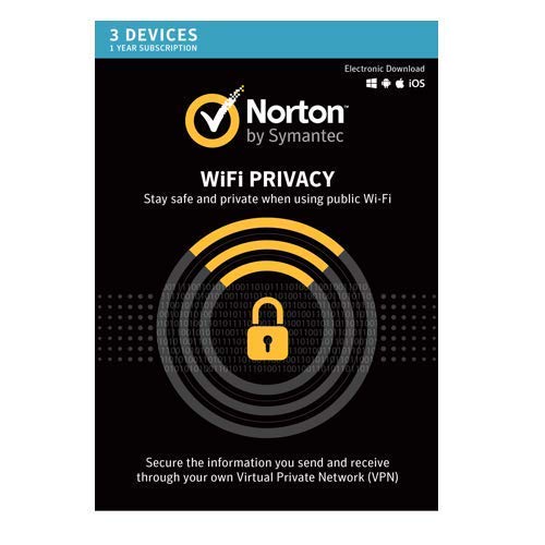 Norton Security Deluxe 2023 and Wifi Privacy  1 Year 3 Device PC/Andriod/Mac/iPhones/iPads Activation Code by Post