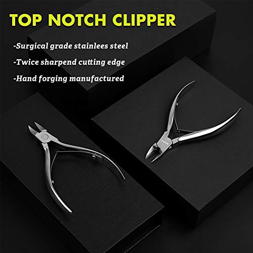 BEZOX Portable Nail Clipper - Toenail Clippers with Surgical Stainless Steel Suitable for Thick Fingernail Toenail