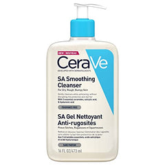 CeraVe SA Smoothing Face and Body Cleanser for Dry, Rough and Bumpy Skin 473ml with Salicylic Acid