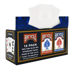 Bicycle Gold Standard Playing Cards - 12 Decks, Air Cushion Finish, Iconic International Rider Back Design, Standard Index, Superb Handling and Durability