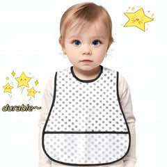 norinori Baby bibs Waterproof Bib - Feeding bib, Adjustable Washable, Soft ForToddler Infant Kids, 0-36 Months