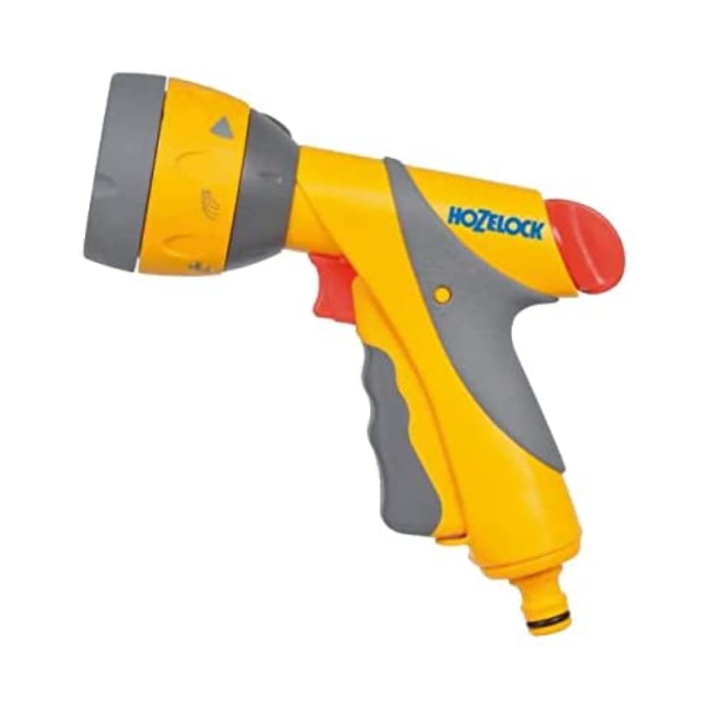 HOZELOCK - Multi-Jet Spray Gun Plus : Ideal for Daily or Intensive Use, Multi-task Gun, Ergonomic, Easy-to-use, Lockable and Flow-controlled: 6 Spray Patterns [2684P0000]