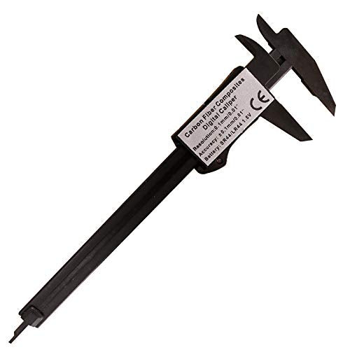 Electronic Digital Caliper 150mm 0-6 inches Vernier Caliper Measuring Tool Large LCD Screen Auto-Off Feature Inch and Millimeter Conversion,with Battery, Water Resistant,Household DIY