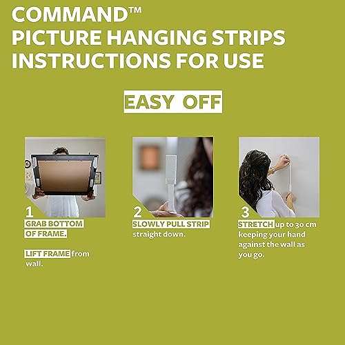 Command Picture Hanging Strips, Value Pack - 14 x 2 Narrow Adhesive Strips - Ideal For Hanging Pictures with Thin Frames - Damage Free Hanging, White