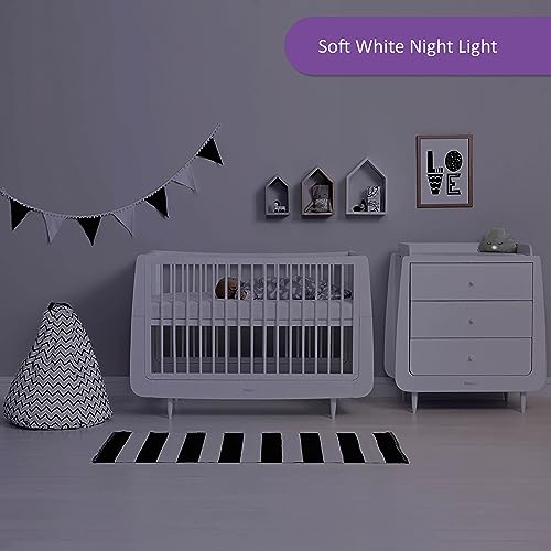 SnuzCloud 3-in-1 White Noise Machine - Baby Sleep Aid with Soothing Pink Noise and Sensory Lights, Newborn Essential for the Cot, Crib, and More, Adjustable Volume, Lightweight and Portable