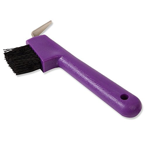 Shires Hoof Pick/Brush-Purple One Size