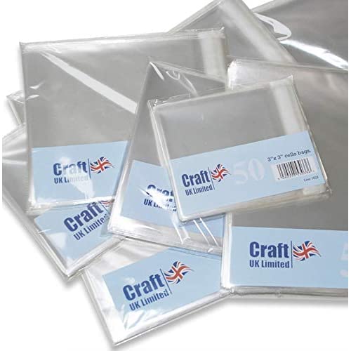 Craft UK 2320-50 10 X 7 Cello Bags