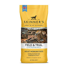 Skinner's Field & Trial Complete Dry Adult Working Dog Food Chicken and Rice, 2.5 kg