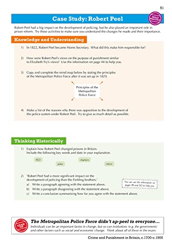 GCSE History Edexcel Topic Guide - Crime and Punishment in Britain, c1000-Present: for the 2024 and 2025 exams (CGP Edexcel GCSE History)