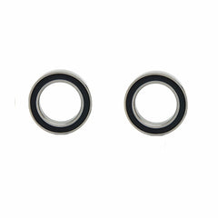 2 Pcs Deep Groove Ball Bearing Rubber Cover Bearing Ball Bearings 608RS 8x22x7mm Pre-Lubricated Bearings High-Carbon Steel Silver