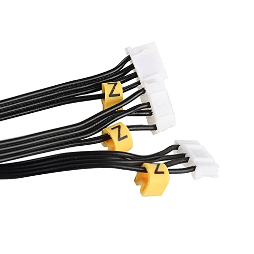 VOANZO 3D Printer Stepper Motor Cable Double Z-Axis Motor Connector Accessories for CR-10/CR-10S Ender-3 Series 3D Printer