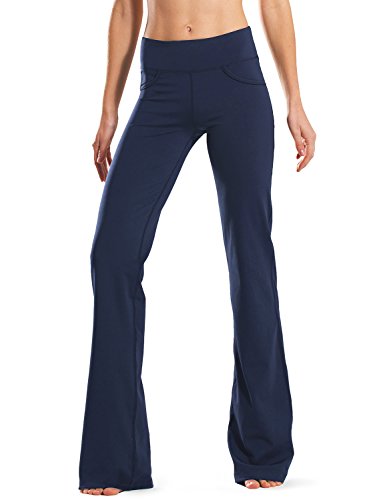 SAFORT 28 inches/30 inches/32 inches/34 inches Inseam Regular/Tall Bootcut Yoga Pants, 4 Pockets, UPF50and, Blue, XXL