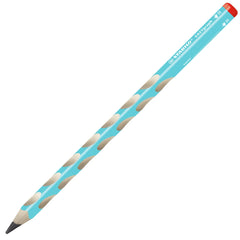 Ergonomic Graphite Pencil - STABILO EASYgraph - Right-Handed - Pack of 12 - Blue - HB