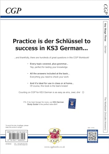 KS3 German Workbook with Answers: ideal for Years 7, 8 and 9