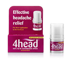 4 Head Levomenthol Stick for Headache Relief, 3.6 g