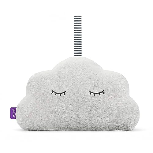 SnuzCloud 3-in-1 White Noise Machine - Baby Sleep Aid with Soothing Pink Noise and Sensory Lights, Newborn Essential for the Cot, Crib, and More, Adjustable Volume, Lightweight and Portable