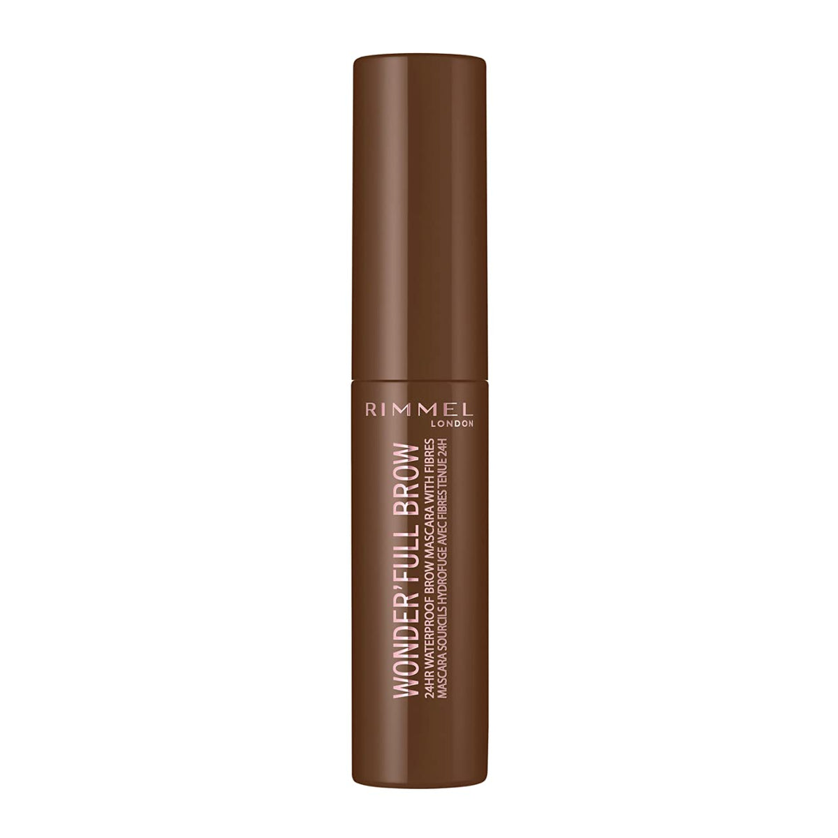 Rimmel London Wonder’Full Brow 24HR Waterproof Brow Gel, with Fibres for Plump Thick Brows, Medium, 4.5 ml