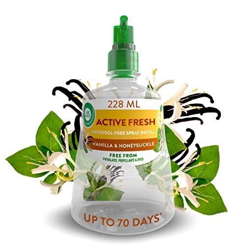 Air Wick Aerosol-Free Automatic Air Freshener Spray  Vanilla and Honeysuckle  Refills   24x7 Active Fresh Odour Neutraliser   Lasts Up to 70 Days