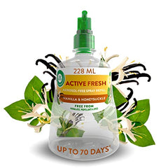 Air Wick Aerosol-Free Automatic Air Freshener Spray  Vanilla and Honeysuckle  Refills   24x7 Active Fresh Odour Neutraliser   Lasts Up to 70 Days