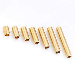 Threaded Tube 1PCS 1/2 inches Brass Running Nipple Long Threaded Plumbing Fitting for Tank Connectors (50mm) (120mm)