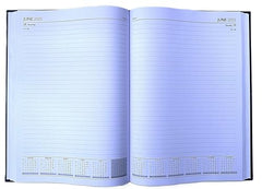 A4 Diary 2025 Day Per Page - Navy Blue