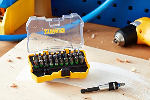 DEWALT DT7969-QZ, 32 Piece XR Professional Magnetic Screwdriver Bit Accessory Set, Yellow