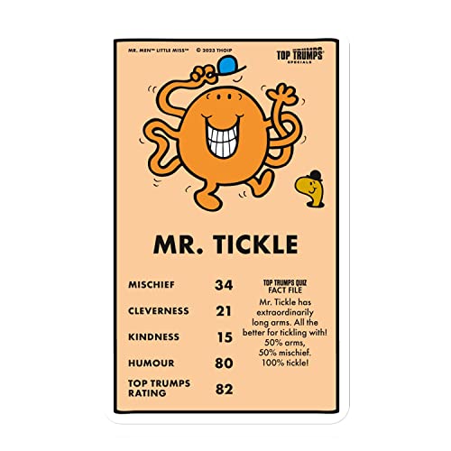 Top Trumps Mr Men and Little Miss Special Card Game, Play with of your favourite characters including Mr Bump, Little Miss Bossy, educational gift and toy for boys and girls aged 8 plus