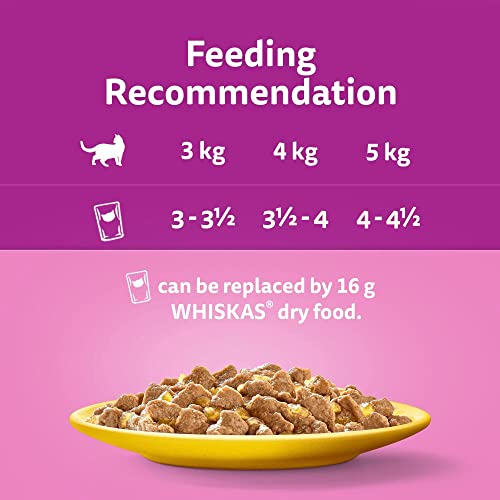 Whiskas 7and Poultry Selection in Jelly, Senior Cat Food, 12 x 85g