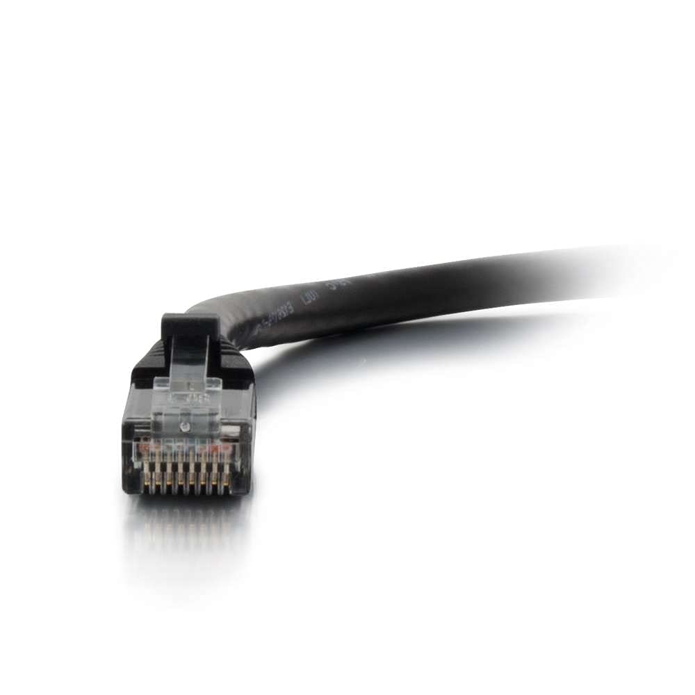 C2G 1m Cat6 Booted Unshielded (UTP) Network Patch Cable - Black, compatible with Personal Computer