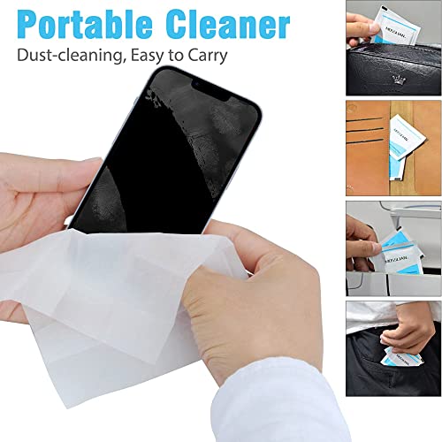 Screen Wipes MOSSLIAN 40 Pack Glasses Wipes Computer Screen Cleaner Wipes for Phone, Lens, Tablet, Laptop