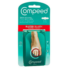 Compeed On Toes Blister Plasters, 8 Hydrocolloid Plasters, Foot Treatment, Heal fast, Dimensions: 1.7 cm x 5.1 cm, 8 Count (Pack of 1)