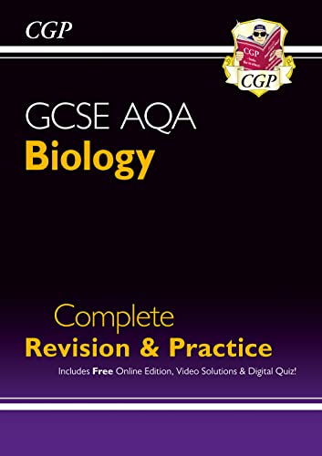 GCSE Biology AQA Complete Revision & Practice includes Online Ed, Videos & Quizzes: for the 2024 and 2025 exams (CGP AQA GCSE Biology)