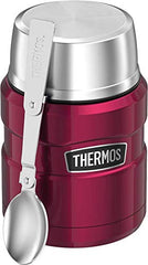 Thermos Stainless King Food Flask, Stainless Steel, Raspberry, 9.4 x 9.4 x 14.2 cm - 470 ml