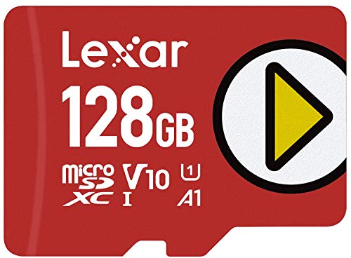 Lexar PLAY 128GB Micro SD Card, microSDXC UHS-I Card, Up To 150MB/s Read, TF Card Compatible-with Nintendo-Switch, Portable Gaming Devices, Smartphones And Tablets (LMSPLAY128G-BNNAG)