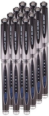 Uni-ball 218990000 UM-153S Signo Impact Gel Pens with Rubber Grip, Black Gel, 1mm Nib (Pack of 12)