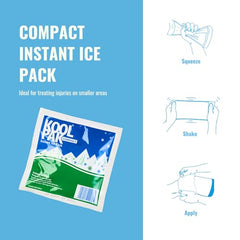 Koolpak Compact Instant Cold Ice Pack, 15 x 15 cm (Pack of 20)