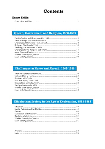 GCSE History Edexcel Topic Guide - Early Elizabethan England, 1558-1588: for the 2024 and 2025 exams (CGP Edexcel GCSE History)