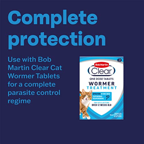 Bob Martin Clear Flea Treatment for Cats (3 Tablets) - Kills 100 Percent of Fleas within 24 Hours