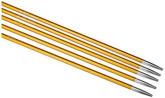 Knit Pro KP47002 Zing: Double Ended Knitting Pins: 15cm x 2.25mm, 2.25mm Gold