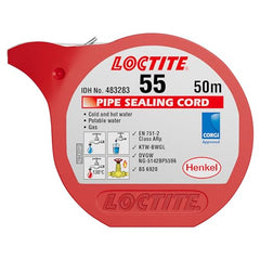 Loctite 483283 55 Pipe Sealing Cord for Gas/Water/Pneumatics, 50m Length