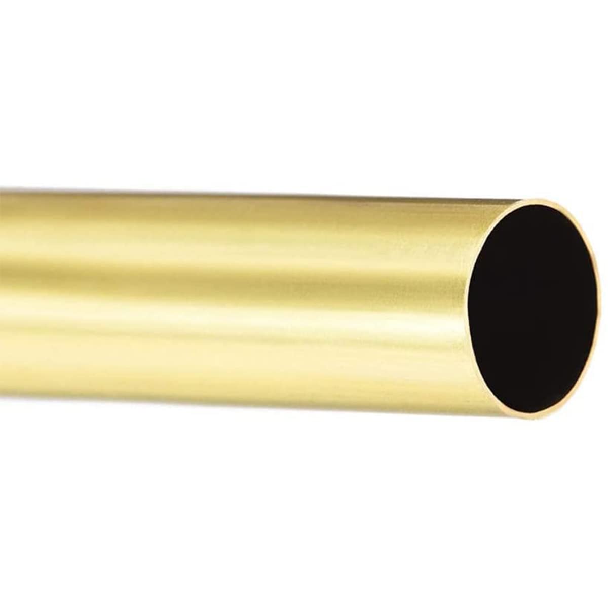 MACHSWON 3 Pcs Brass Round Tube H65 Copper Tubes Pipe 300mm Length 15mm OD 0.5mm Wall Thickness Seamless Straight Pipe Tubing