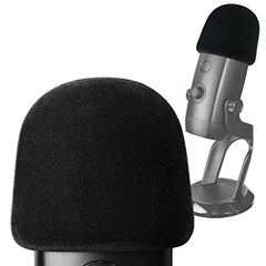 Flocked Foam Windscreen for Blue Yeti X - Mic Cover Pop Filter with Flocking Surface for Blue Yeti X Condenser Microphones by YOUSHARES