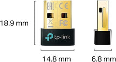 TP-Link Nano USB Bluetooth 5.0 Adapter for Multiple Devices, Long Range Bluetooth Dongle/Receiver for Windows 10/8.1/7, Plug and Play (UB5A)